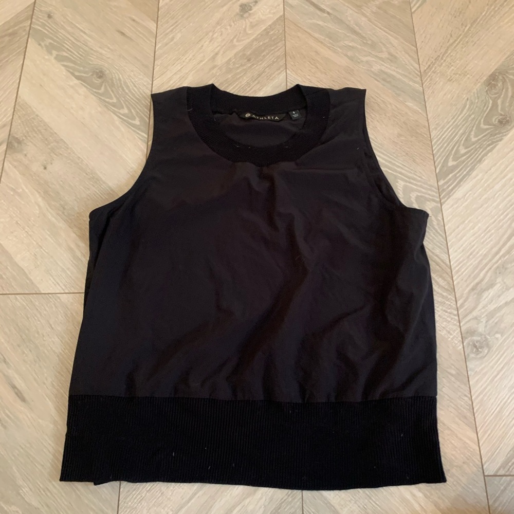Athleta Black Dressy Top Small Tank